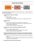 Summary Auditing Notes for South African Students, Chapter 5 & 8 - Internal Controls, IT General Controls Application Controls. (EACG2708)