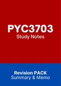 PYC3703 - Summarised NOtes 