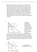 Essay Unit 3 - Monopolistic Competition