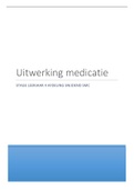 Uitwerking medicatie afdeling Snijdend (chirurgie/orthopedie)