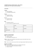 Summary  Introduction to Statistical Analysis (CM1005)