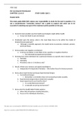 PSY 352: HEALTH PSYCHOLOGY STUDY GUIDE: QUIZ 1