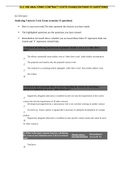 CLC 056 Exam questions and answers_ CLC 056 Analyzing Contract Costs Exam (2021) 55 questions all correct