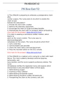 Exam (elaborations) 2020/2021 PN Hesi Exit V2 COMPLETE 140 QUESTION AND ANSWERS PN Hesi Exit V2 1) The LPN/LVN is preparing to ambulate a postoperative client after cardiac surgery. The nurse plans to do which to enable the client to best tolerate the amb