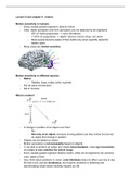 Summary endterm Sensation & Perception: lectures + book 