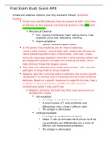 BIOS 255 Final Exam Study Guide 2