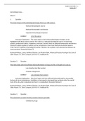 Exam (elaborations) Gerontology Class…. Week 1:MIDTERM EXAM GUIDE Gerontology Class…. Week 1: 1. Question : The major impact of the physiological changes that occur with aging is: Reduced physiological reserve Reduced homeostatic mechanisms Impaired immun