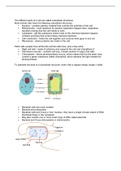 biology topic 1 paper 1 cells summary