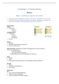 Samenvatting Nutrition 1.2 Fysiologie