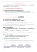 Fiche de synthèse sur l'analyse des investissements (Cours HEC Paris, Corporate Finance)