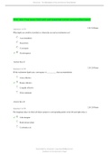 PSYC 304 Final exam 2020 with well explained correct answers(Real exam)