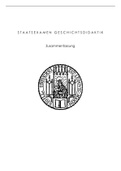 Zusammenfassung Staatsexamen Geschichtsdidaktik