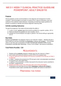 NR 511 WEEK 7 CLINICAL PRACTICE GUIDELINE POWERPOINT, ADULT SINUSITIS