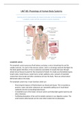 UNIT 8B: Physiology of Human Body Systems