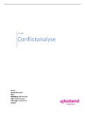 Conflictanalyse cijfer 8.0  