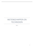 Wetenschappen en techniek samenvatting