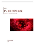 PO Bloedstolling biologie (cijfer=8,7)