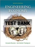 TEST BANK FOR Engineering Economy 7th Edition By Leland Blank and Anthony Tarquin (Instructor's Solution Manual) 