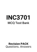 INC3701 - MCQ TestBANK (2022)