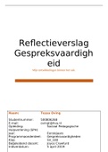 Reflectieverslag gespreksvaardigheden