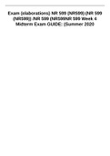 Exam (elaborations) NR 599 (NR599) (NR 599 (NR599)) /NR 599 (NR599NR 599 Week 4 Midterm Exam GUIDE