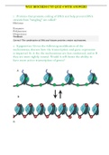 WGU BIOCHEM C785 MODULE  1 QUIZ 1-5 WITH ANSWERS