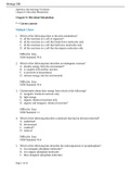 BIOLOGY 206 OpenStax Microbiology Test Bank- Chapter 8: Microbial Metabolism