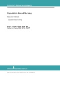 NR 503 Instructor Manual for Population-Based Nursing: Second Edition. Chapter 1 Introduction to Population-Based Nursing . . . . . . . . . . . . . . . . . . . . . . . . . . . . . . . . . 3 Chapter 2 Identifying Outcomes . . . . . . . . . . . . . . . . . 