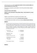 Solution Manual - Financial Statements and Cash Flow
