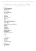 Combination summary first partial exam ICS (contains everything!)