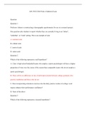APU PSYC300 Week 4 Midterm Exam (20 mcqs & 4 long questions)