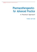  GNRS 594Pharmacotherapeutics for Advanced Practice 3rd ed