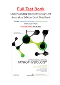 Understanding Pathophysiology 3rd Australian Edition Craft Test Bank