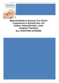 Maternal-Newborn Nursing The Critical Components of Nursing Care, 3rd Edition, Roberta Durham, Linda Chapman