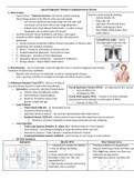 Diagnostics and cardiopulmonary and PT implications