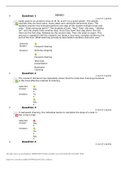 BA 603 Week 1 Test- Questions and Answers/National University College Question 1 1 out of 1 points Sadie goes to an aerobics class on M, W, and F (on a good week!). The aerobic routines they do have many, many steps and constitute behavioral chain. The ae