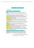 NR 509 Midterm Exam Study Guide / NR509 Midterm Exam Study Guide (V1)(NEW-2022): Chamberlain college of Nursing(Download to score A)