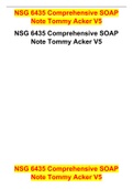 NSG 6435 Comprehensive SOAP Note Tommy Acker V5