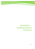 Gedetailleerde samenvatting Biochemie 1, 16/20 mee gehaald - incl aanduiding examenbegrippen - 2e bachelor diergeneeskunde UAntwerpen