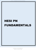 HESI PN FUNDAMENTALS 2021