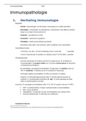 Samenvatting cursus Immunopathologie