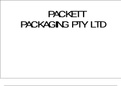 PACKETT PACKAGING PTY LTD 2021