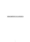 Descriptive statistics explained