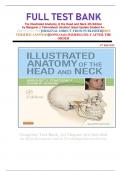 FULL TEST BANK For Illustrated Anatomy of the Head and Neck 4th Edition by Margaret J. Fehrenbach (Author) latest Update Graded A+.     