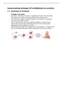 Samenvatting biologie H5 erfelijkheid en evolutie