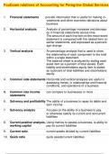  FouExam ndations of Accounting for Peregrine Global Services