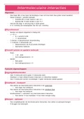 Samenvatting organische chemie: Intermoleculaire interacties