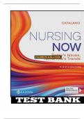 Test Bank for Nursing Now, 8th Edition by Catalano |All Chapters 2024 Update