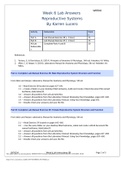 Exam (elaborations) BIOS 256 Week 6 Lab Answers Reproductive Systems By Karren Lucero 5th ed. 2.1 —Read Exercise 39 located on pages 643–660. 2.2 —Use the same folder on your desktop titled lastname_iLab6 and create a Word document file named lastName_39.