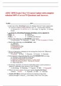 AESC 2050 Exam 2 Key V2 Latest Update with complete solution/100% Correct/75 Questions and Answers.